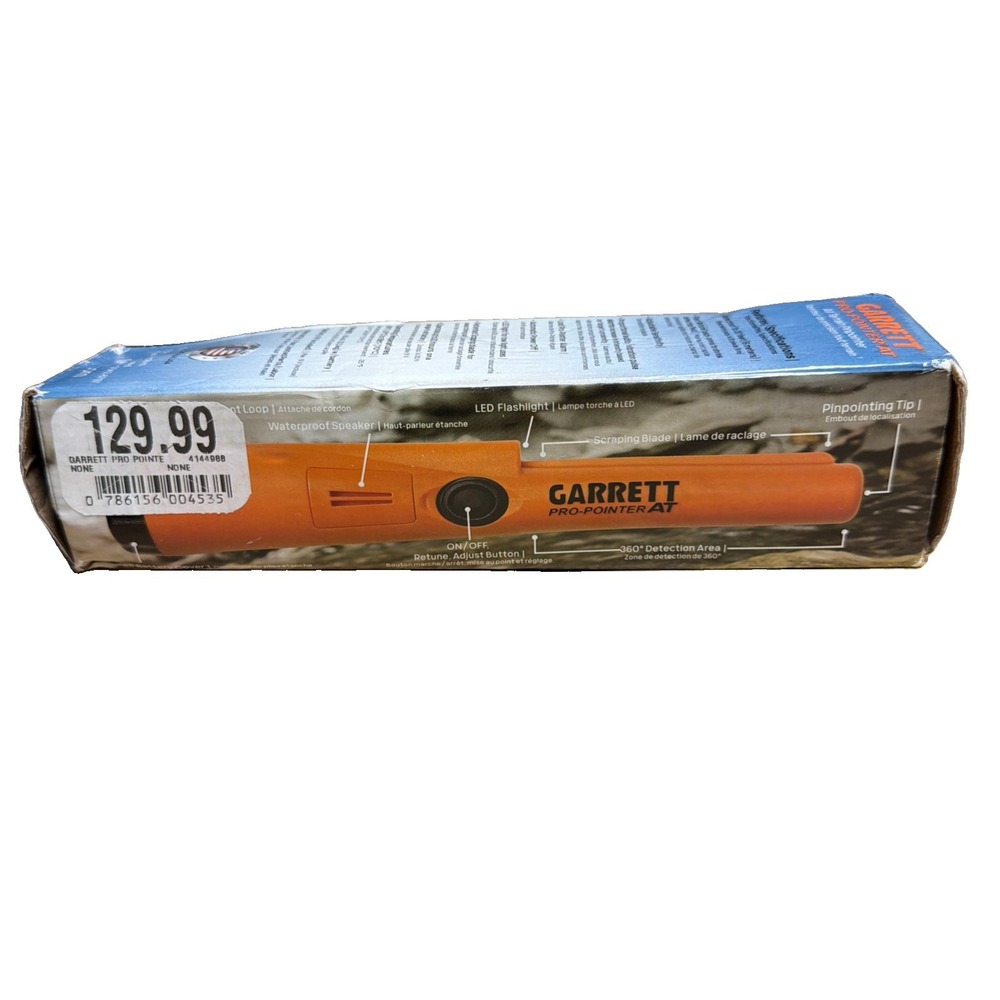 Garrett Pro-Pointer AT Waterproof Pinpointing Metal Detector Orange $130